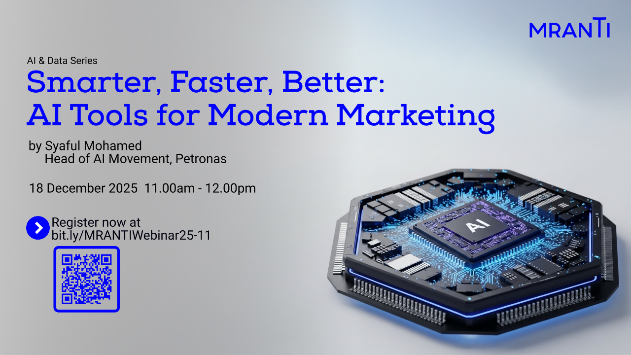 [MRANTI Webinar] AI & Data Series : Smarter, Faster, Better: AI Tools for Modern Marketing